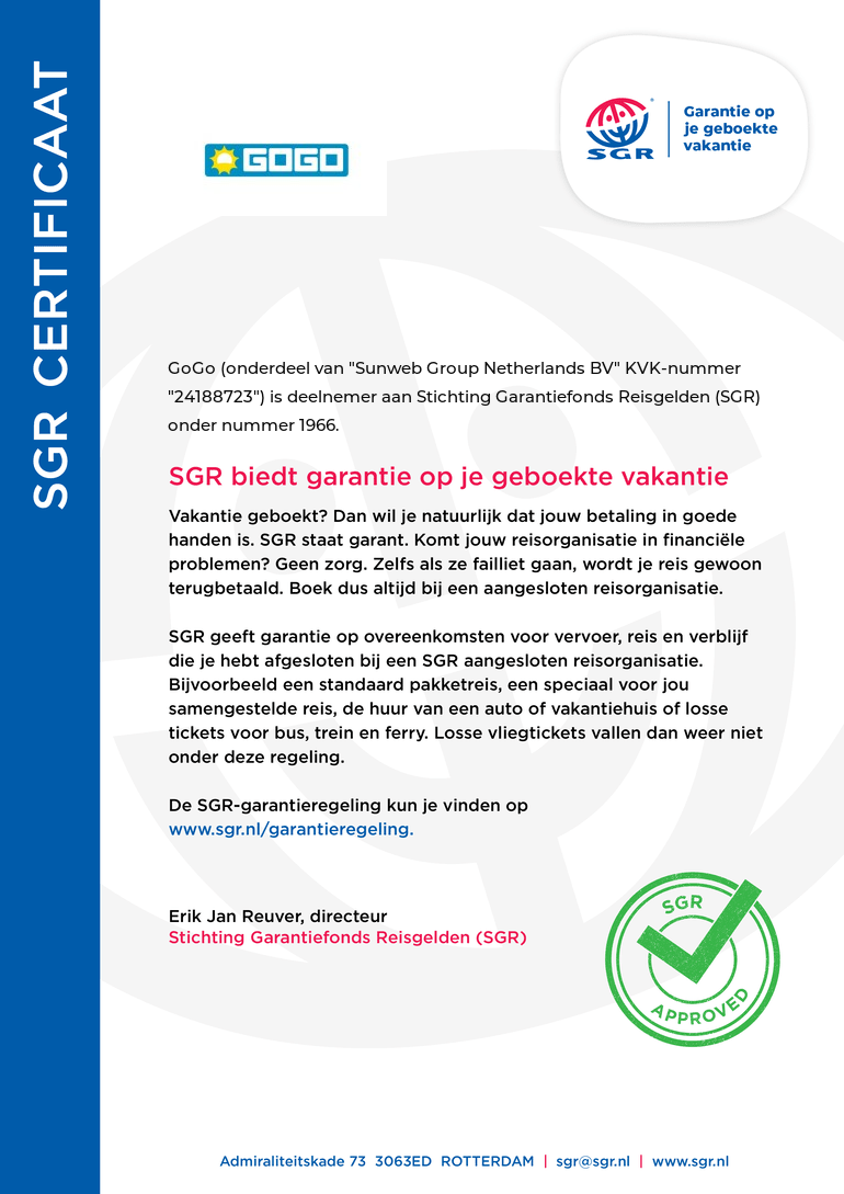 GOGO certificaat